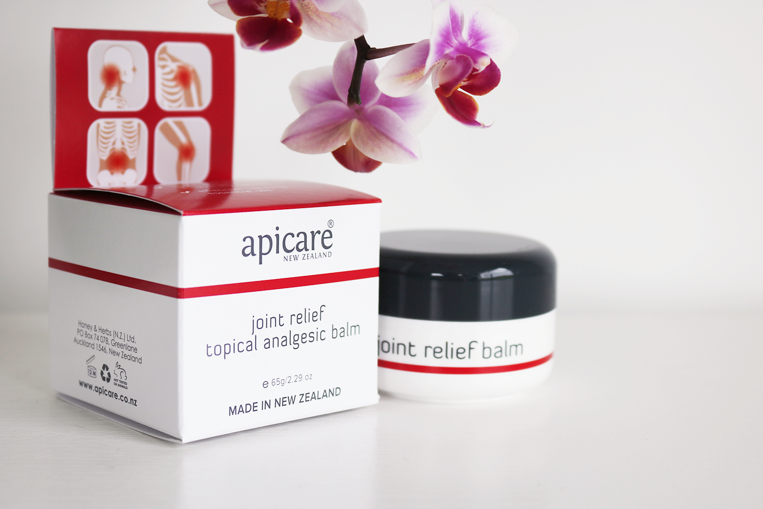 Apicare Joint Relief Topical Analgesic Balm Relief Packaging Design