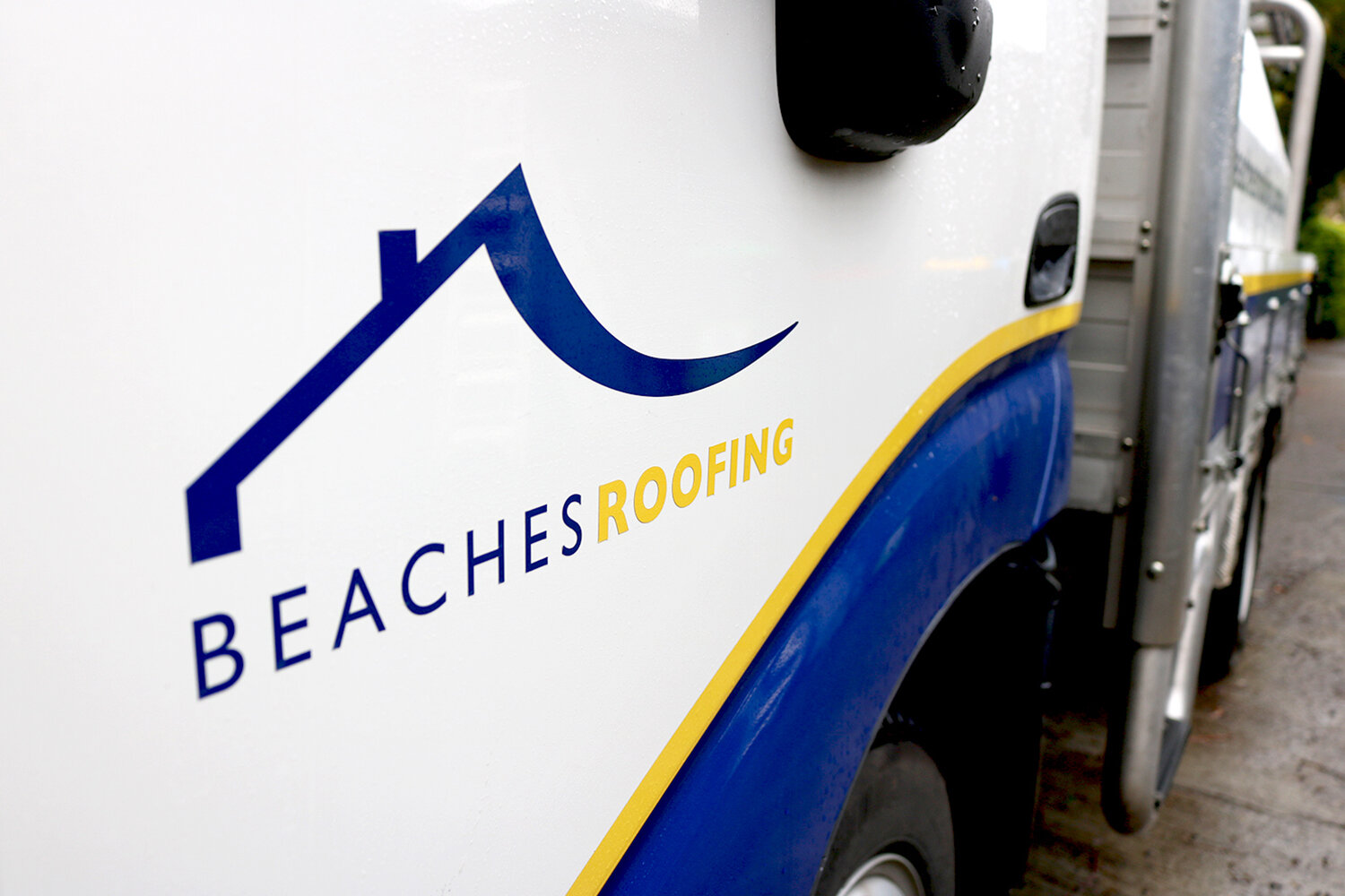 Beaches Roofing Logo Design