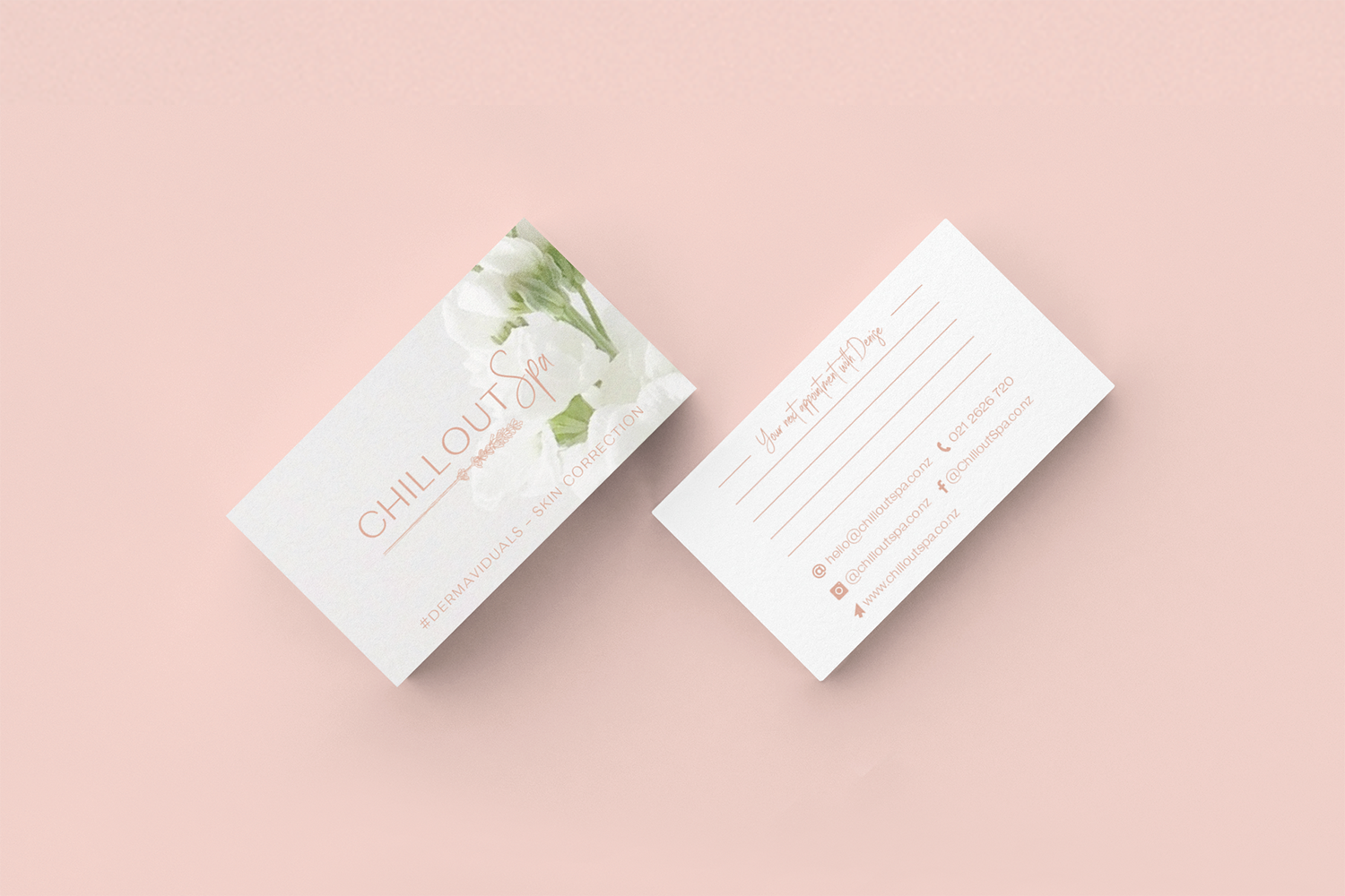 Chillout Spa Business Card Design