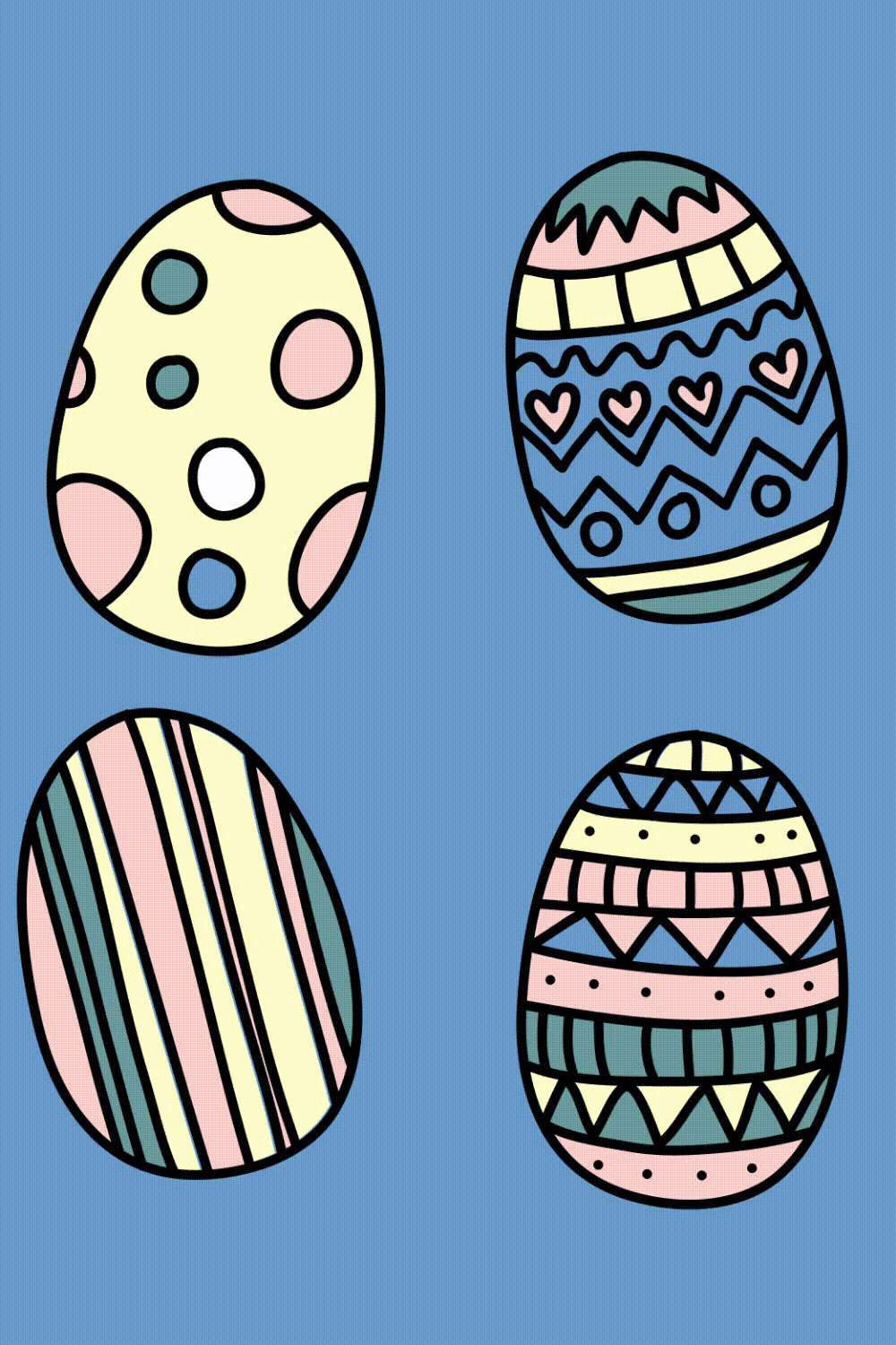 Don't Forget to Play - FREE Easter Egg Colour and Hunt Printable Activity