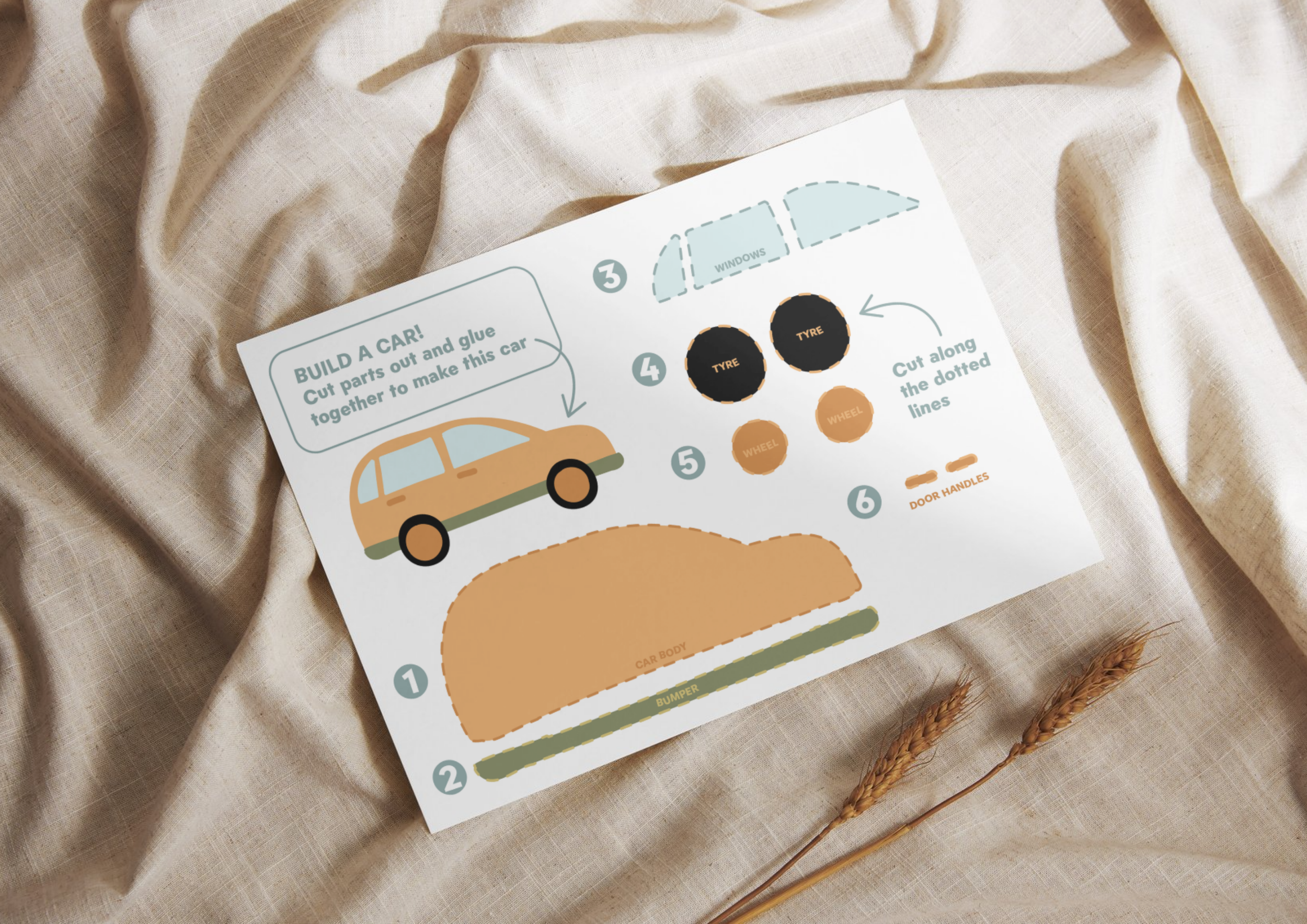 Build A Car! Worksheet