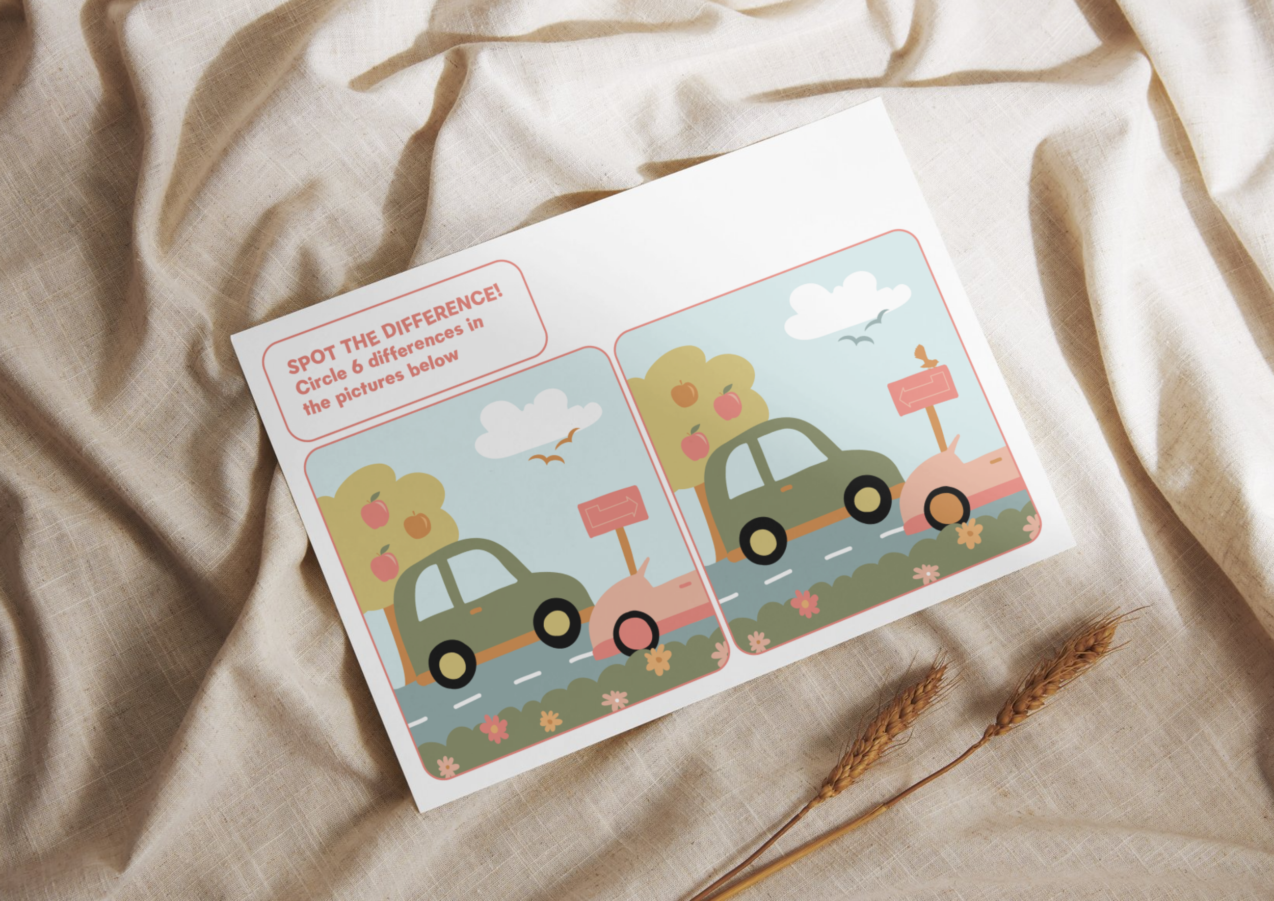 Spot The Difference! Worksheet