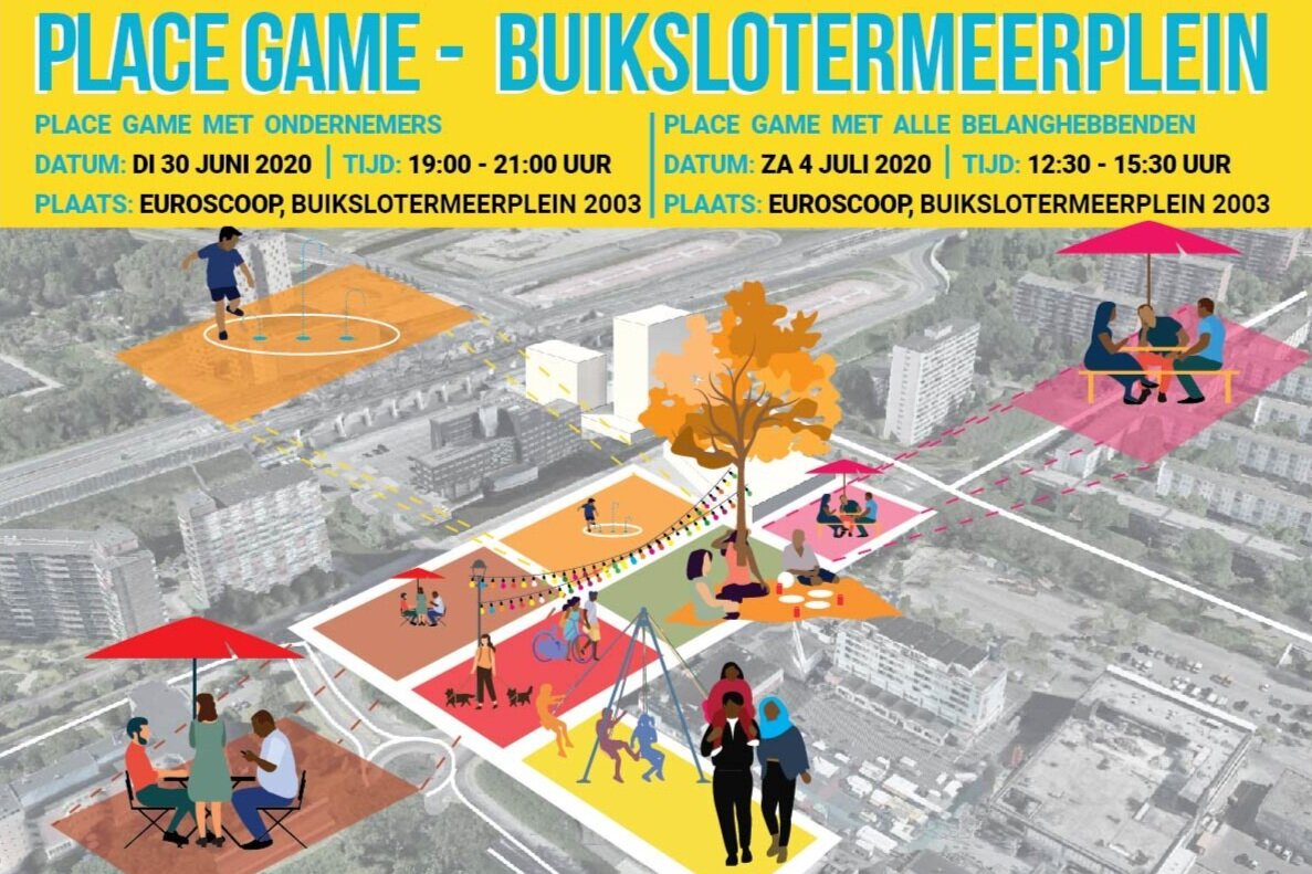 Place Game Buikslotermeerplein  - 30 juni en 4 juli 2020