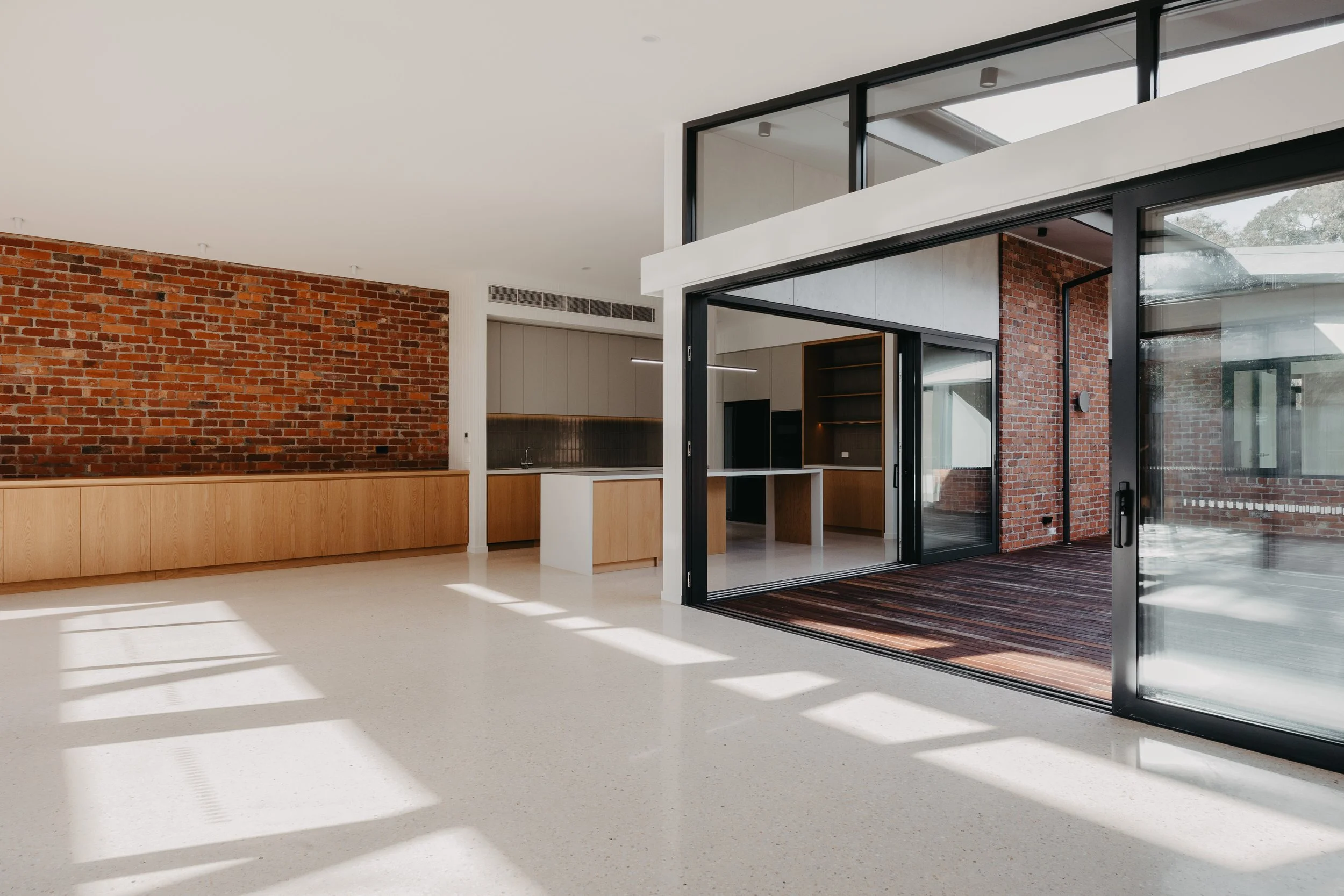 KITCHEN, DINING AND COURTYARD - OCEAN GROVE