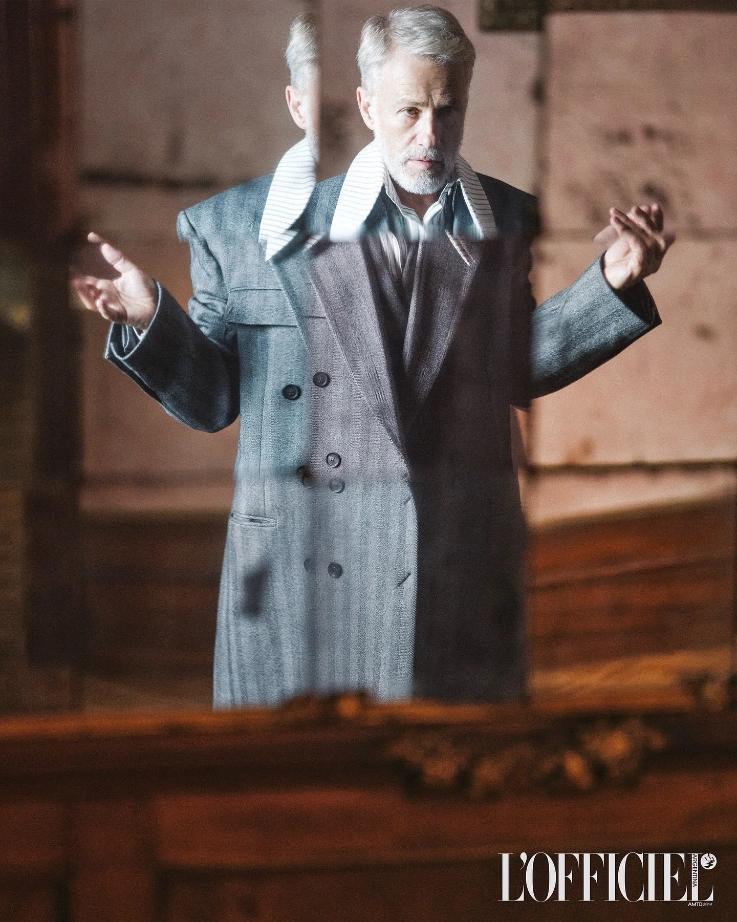 Christoph Watlz for @LOfficielArg

Producer &amp; Casting Director @DanieleCarettoni at @EspressoProductions
Photographer @Frederico__Martins
Stylist @Pablo_Patane at @TheGreenAppleItalia
Make up artist @SabinaPinsone at @MKSMilano
Hair stylist @Toni