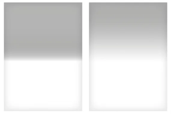 Sample filters showing hard and soft edges
