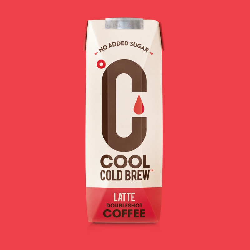 cool cold brew coffee latte
