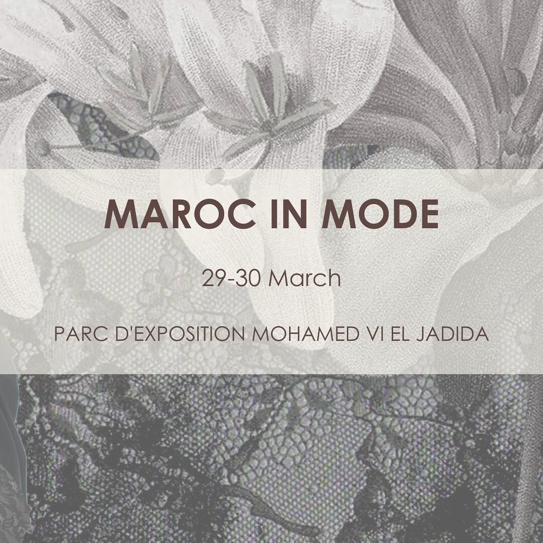 Tomorrow! E-mail us to book your appointment 👍🏻 #lace #embroidery #marocinmode
