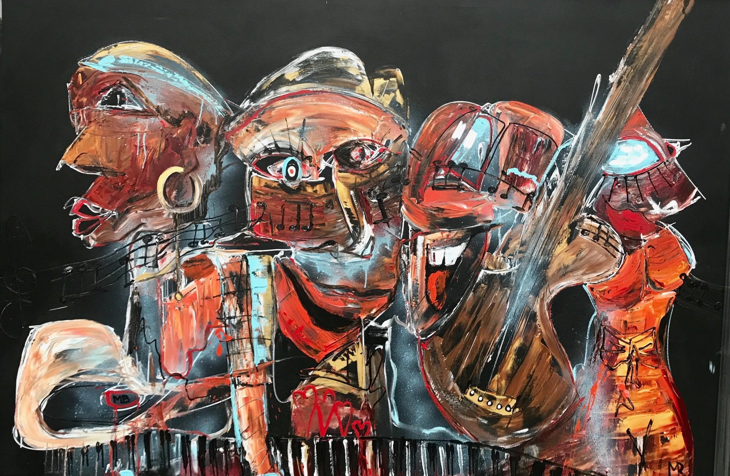 Stærk tobak 160 x 110 cm. (solgt)
