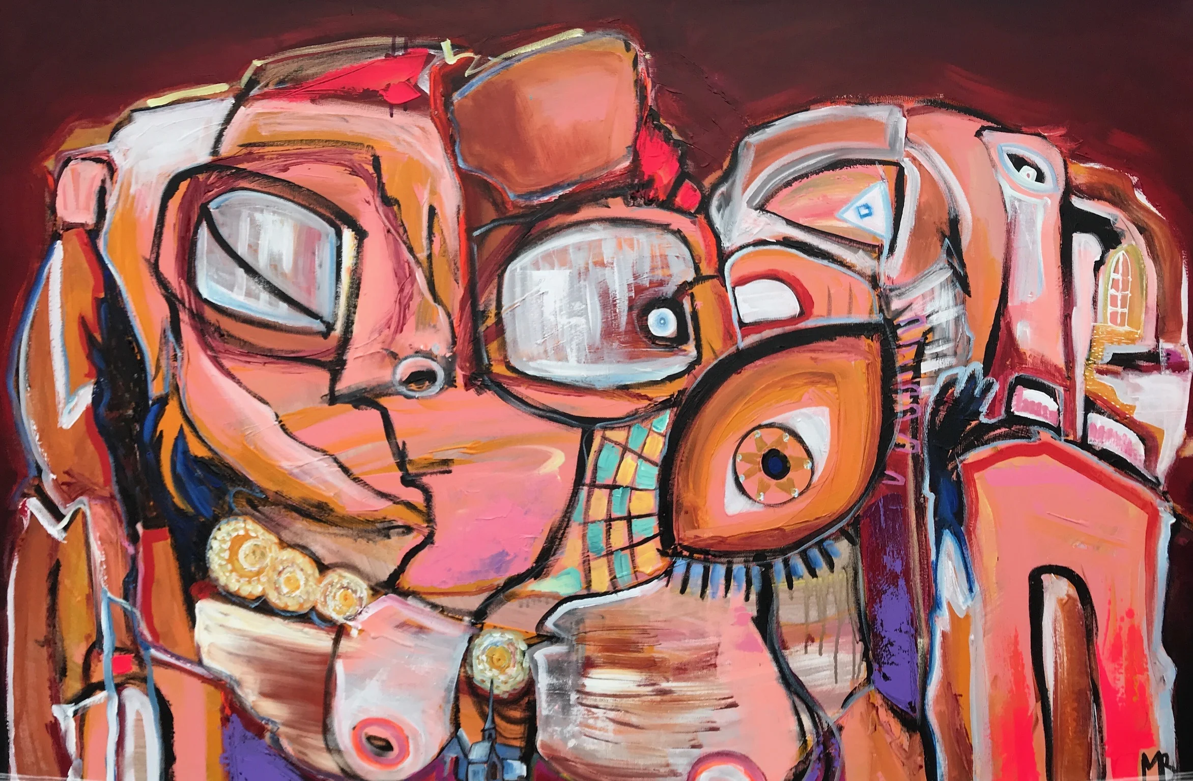 Lulu rocken går 90 x 135 cm. (solgt)