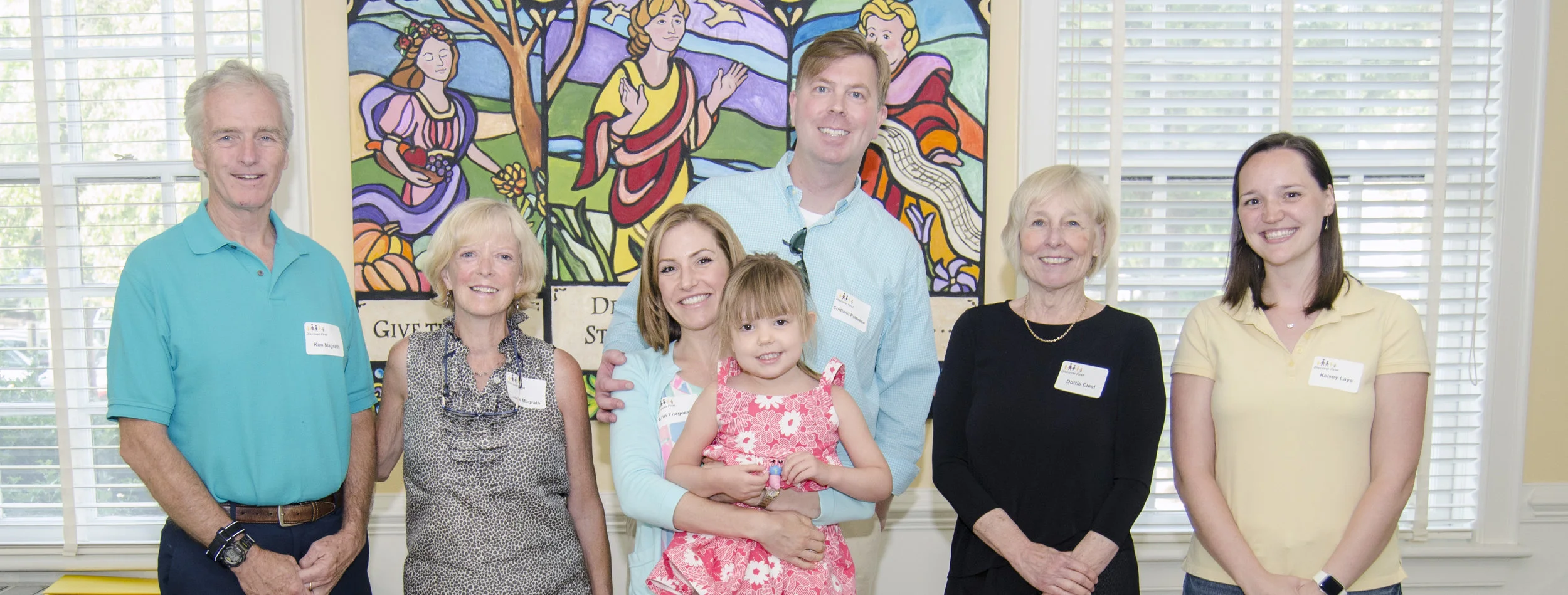 From left: Ken Magrath, Julie Magrath, Erin Fitzgerald, Kensley Putbrese, Cortland Putbrese, Dottie Cleal, Kelsey Laye