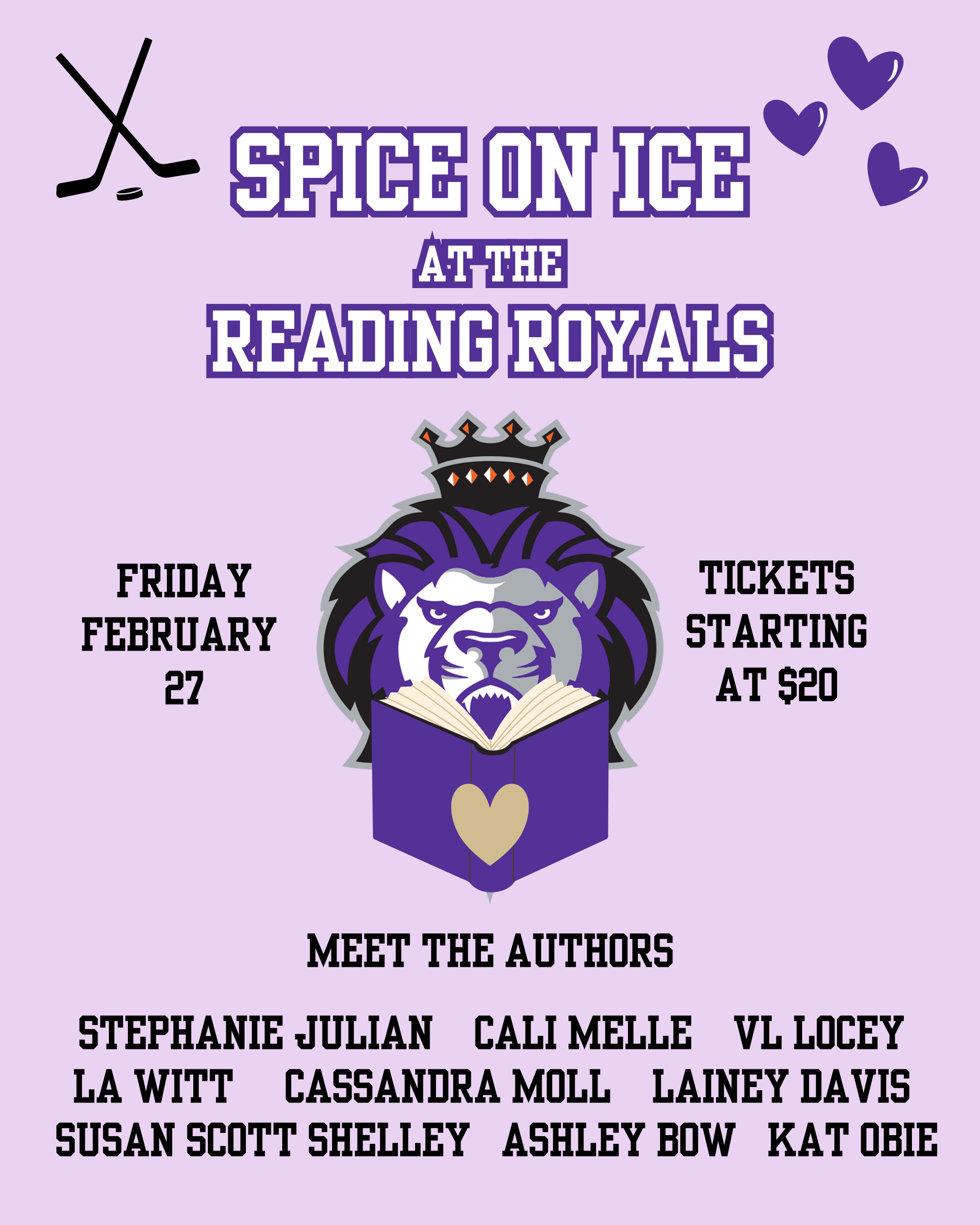 Spice On Ice with the Reading Royals