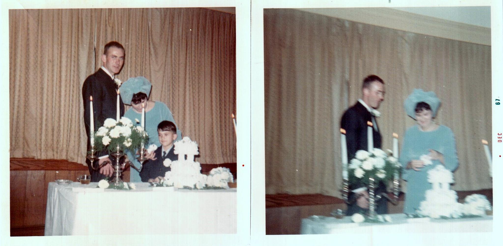 Wedding day, November 24, 1967