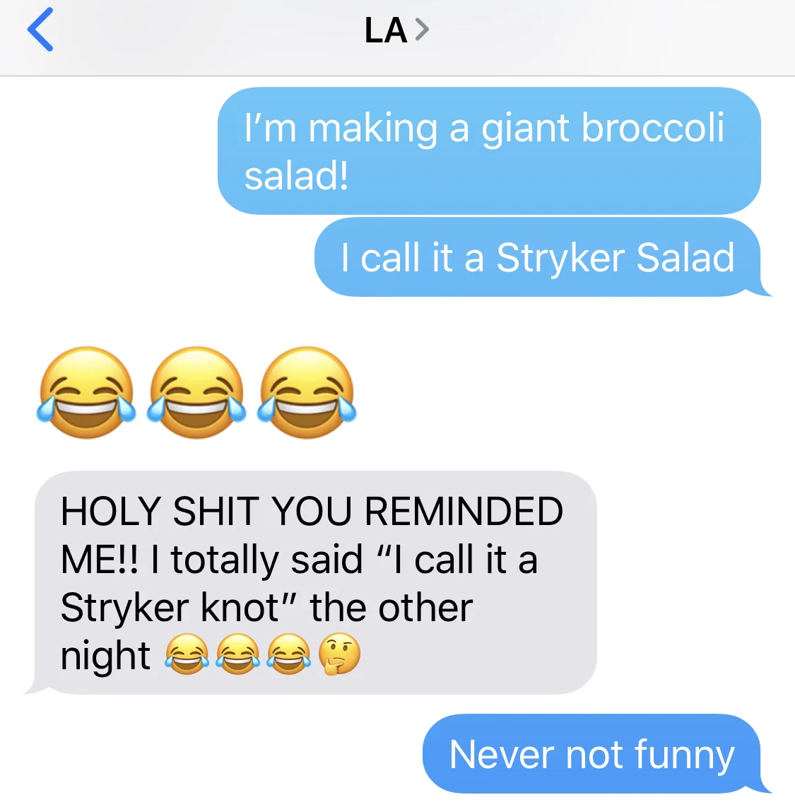Stryker Salad (TM)