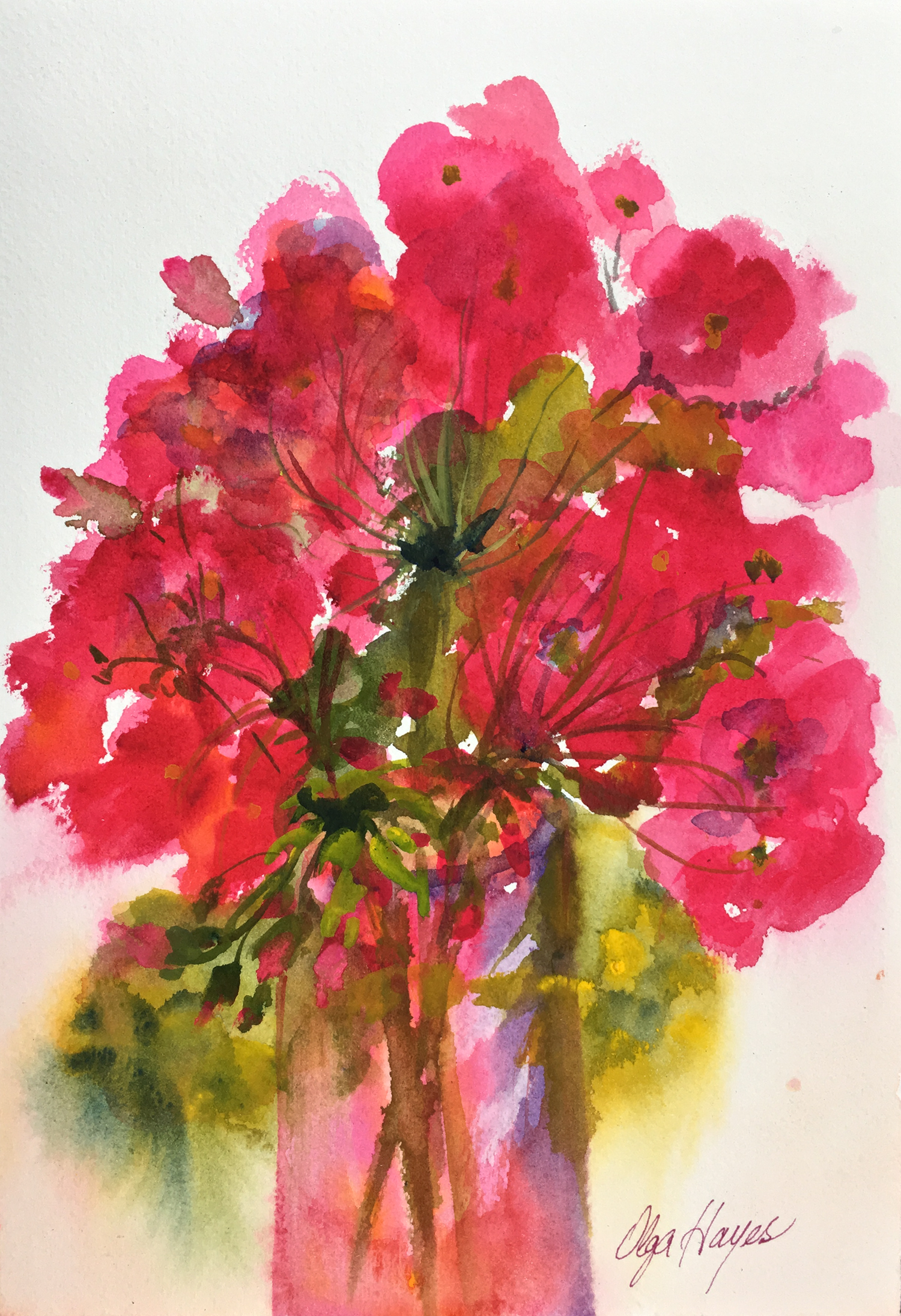   Splendor  8x12 inches, framed $200 