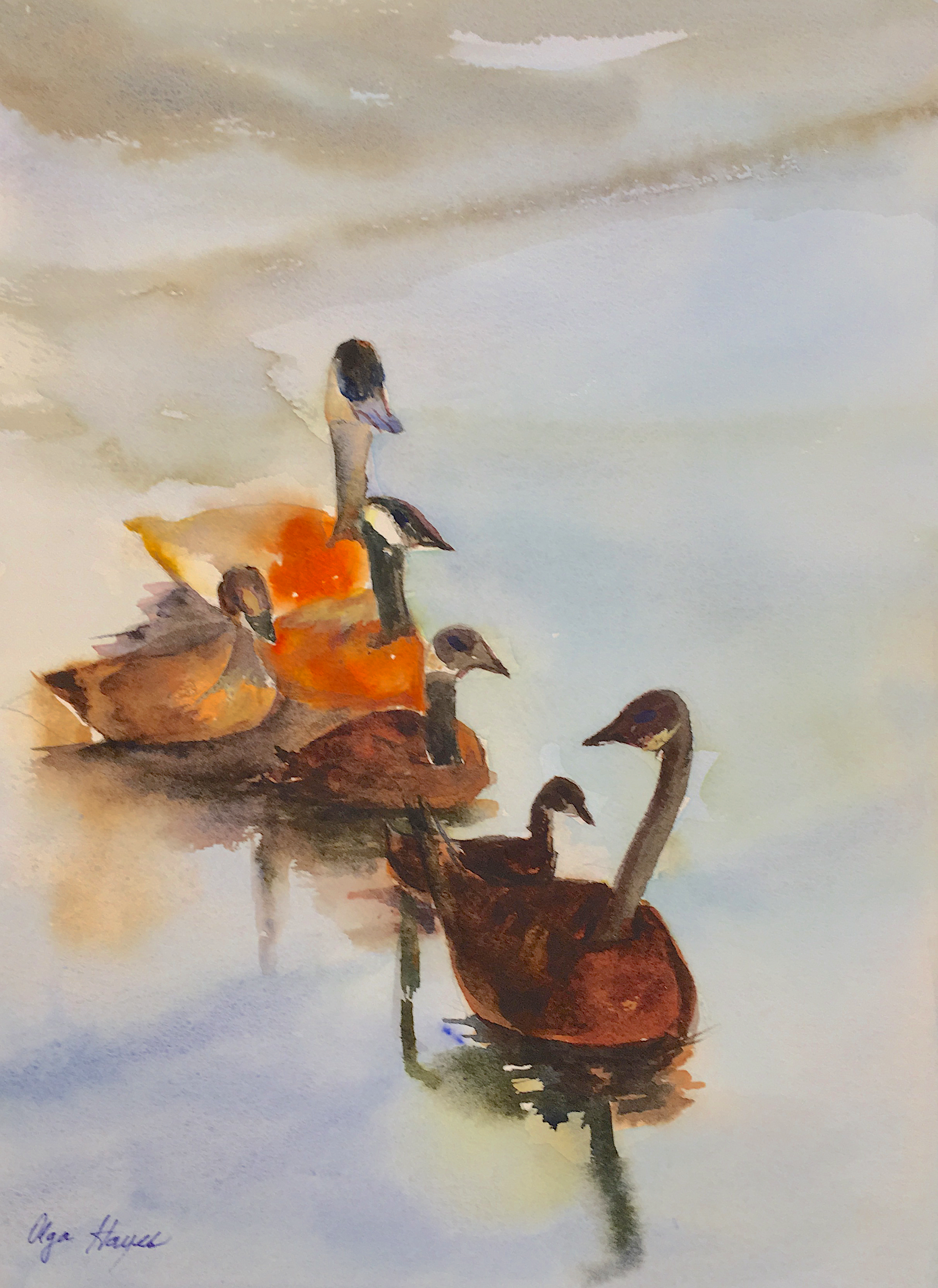   The Armada  9 x 12 inches, framed $300 