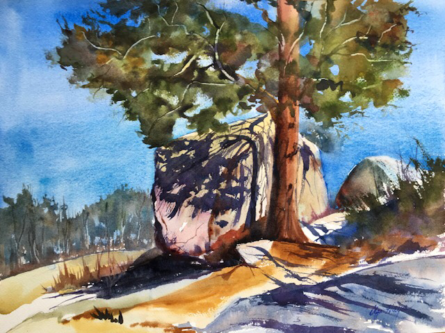   The Sentinel  19 X 23 inches, framed $350 