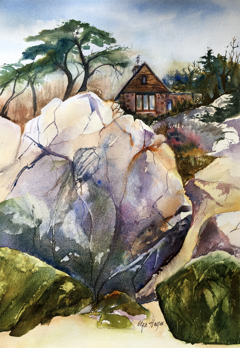   Singing Beach Icon #2  19 X 25 inches, framed $400 