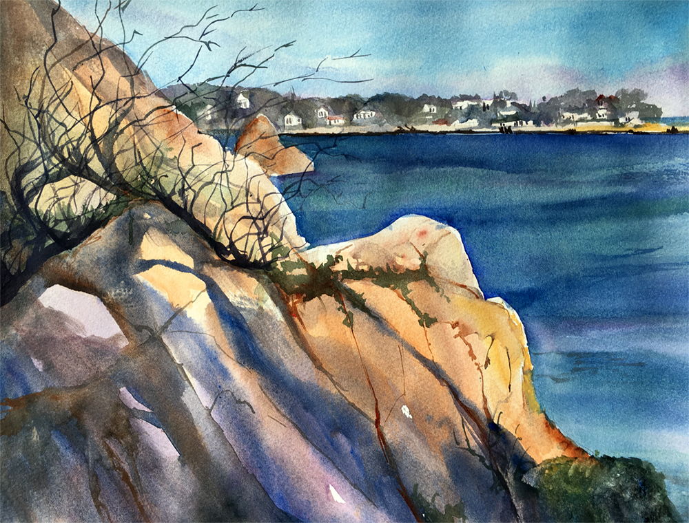   Magnolia Beyond  12 X 16 inches $200 