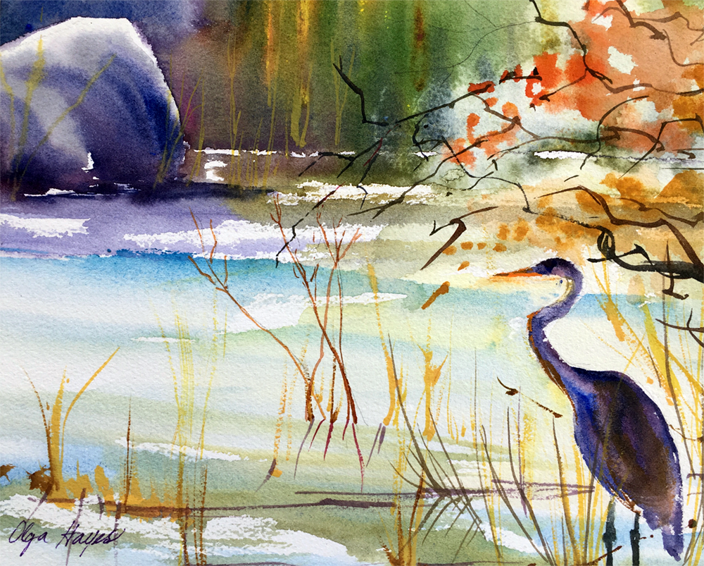   Marsh Edge  10 X 14 inches 