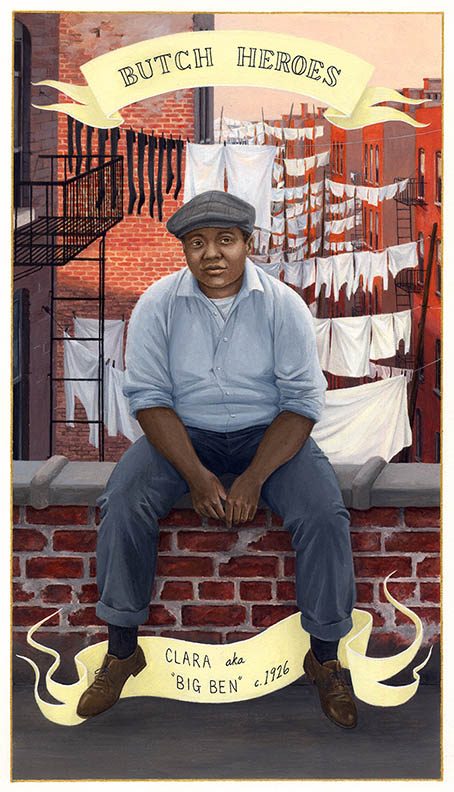 Clara aka "Big Ben" c. 1926 United States gouache on paper, 11 x 7 inches 2014 In the collection of the Davis Museum at Wellesley College