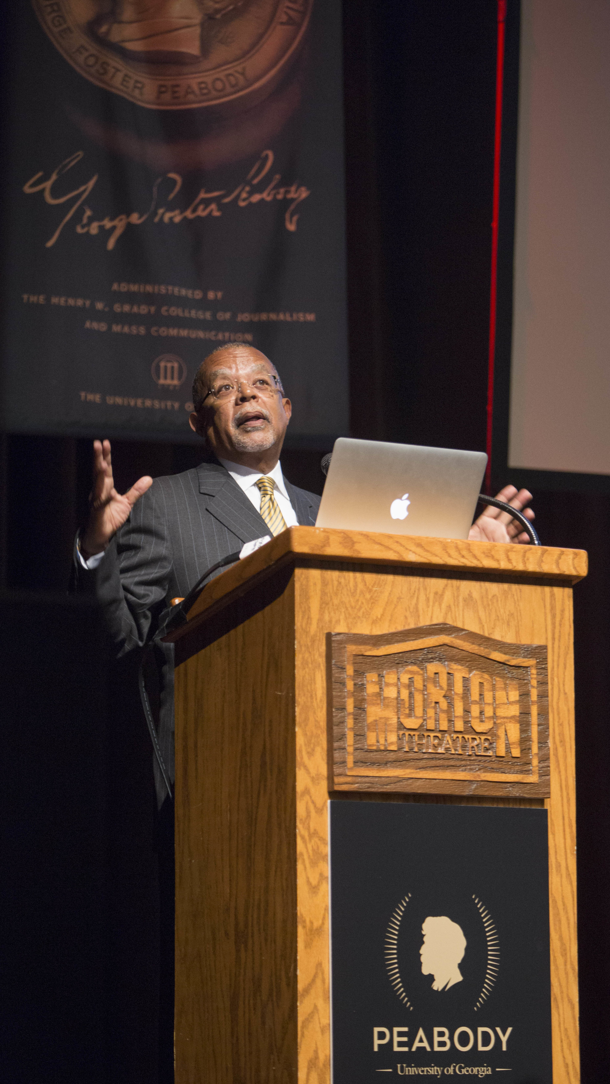 Dr. Henry Lewis Gates on the Morton Stage