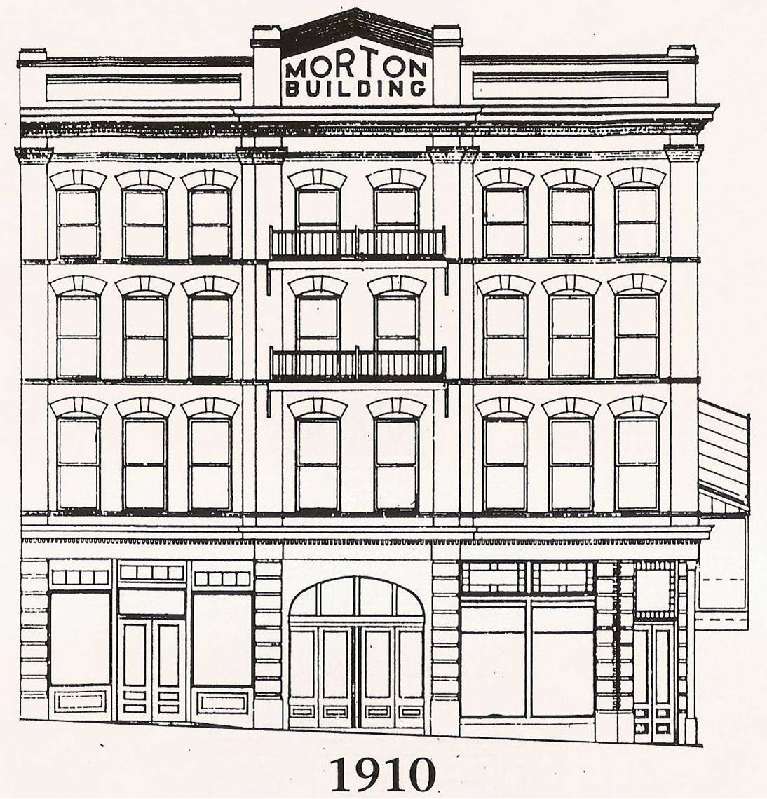 An Original Drawing of the Facade