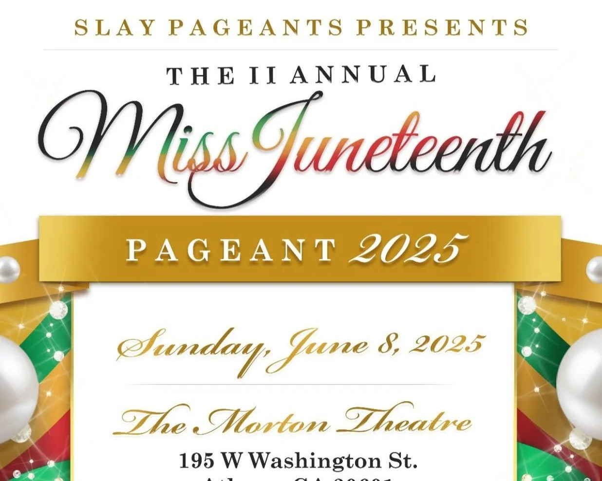 Miss Juneteenth Pageant 2025