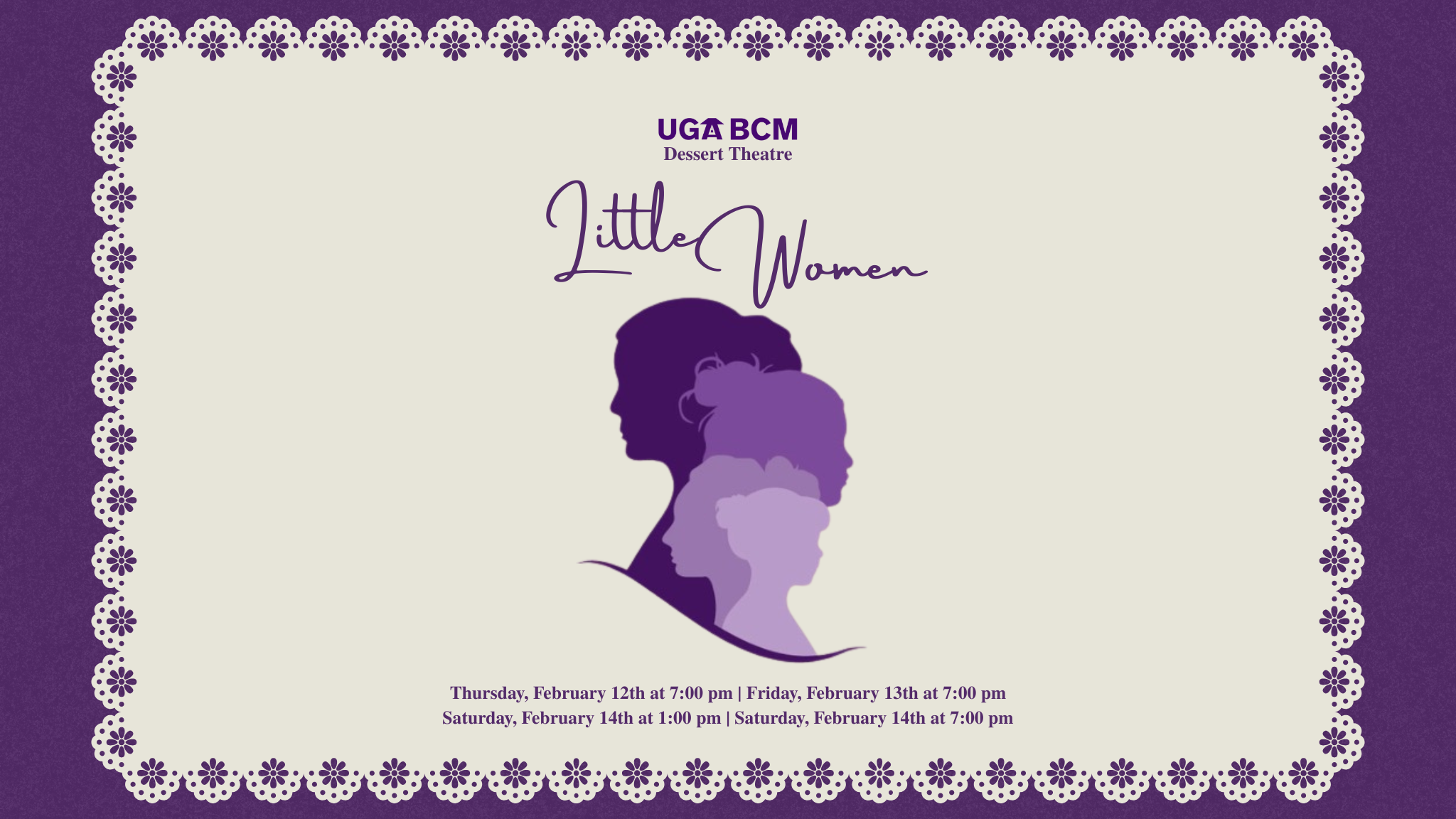 UGA BCM Dessert Theatre Presents: Little Women