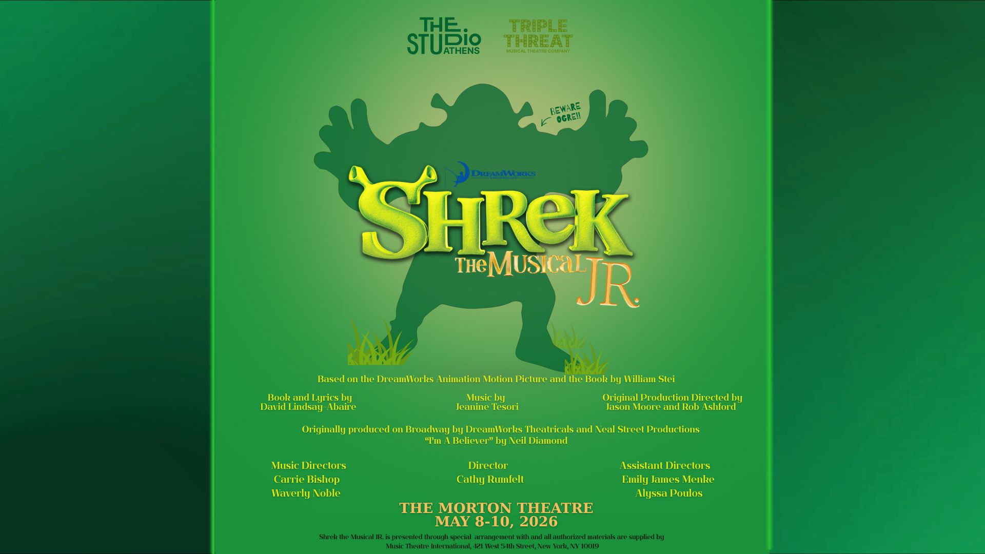 Shrek the Musical Jr.