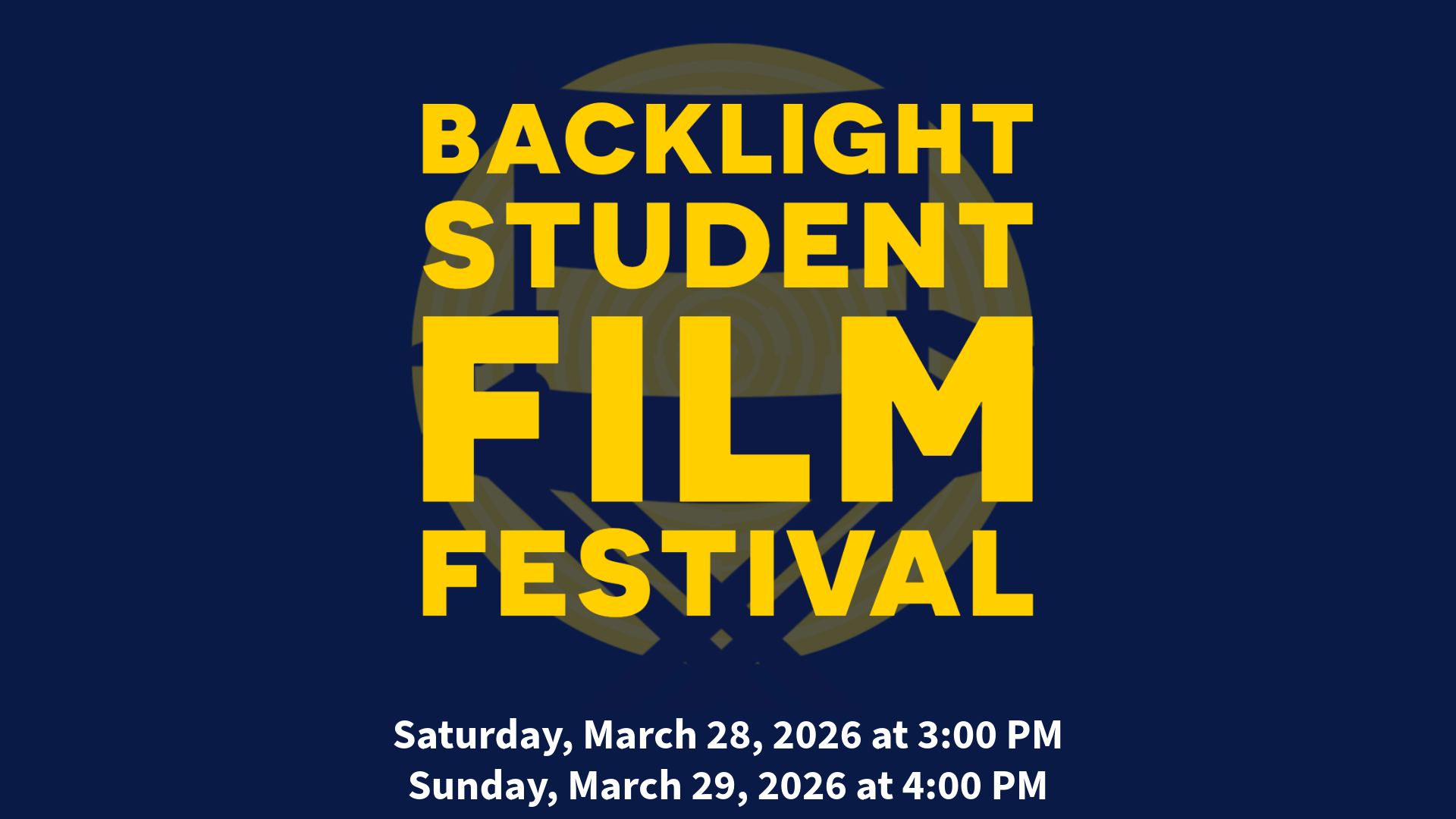Backlight Student Film Festival 2026