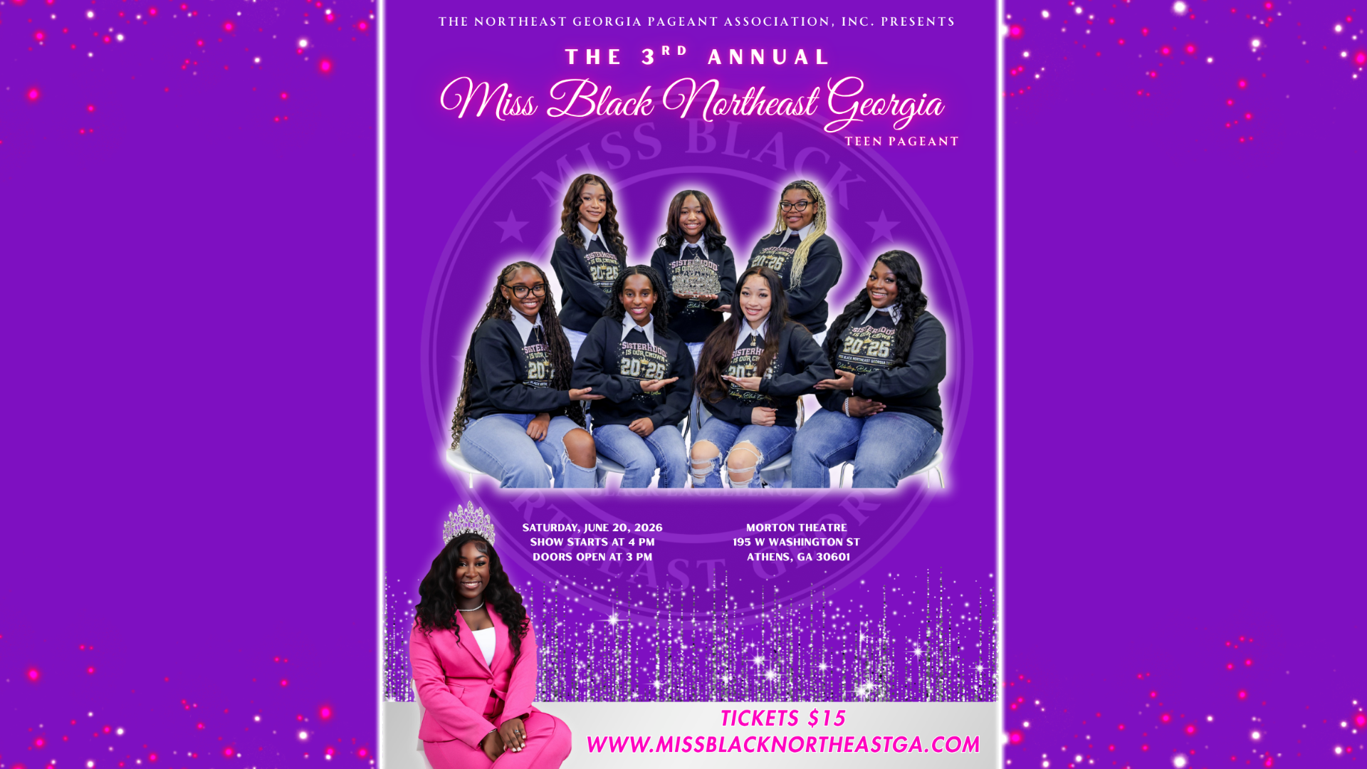 Miss Black Northeast Georgia Teen Pageant 2026