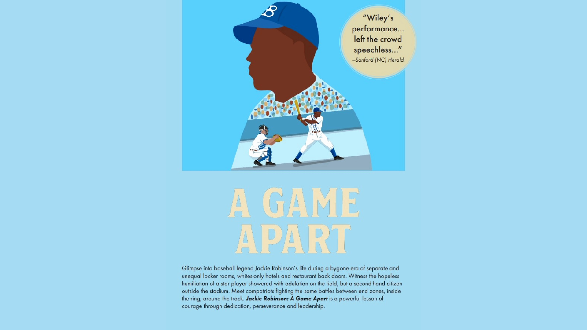 Morton Theatre Corporation Presents: "Jackie Robinson: A Game Apart" (Public Performance)