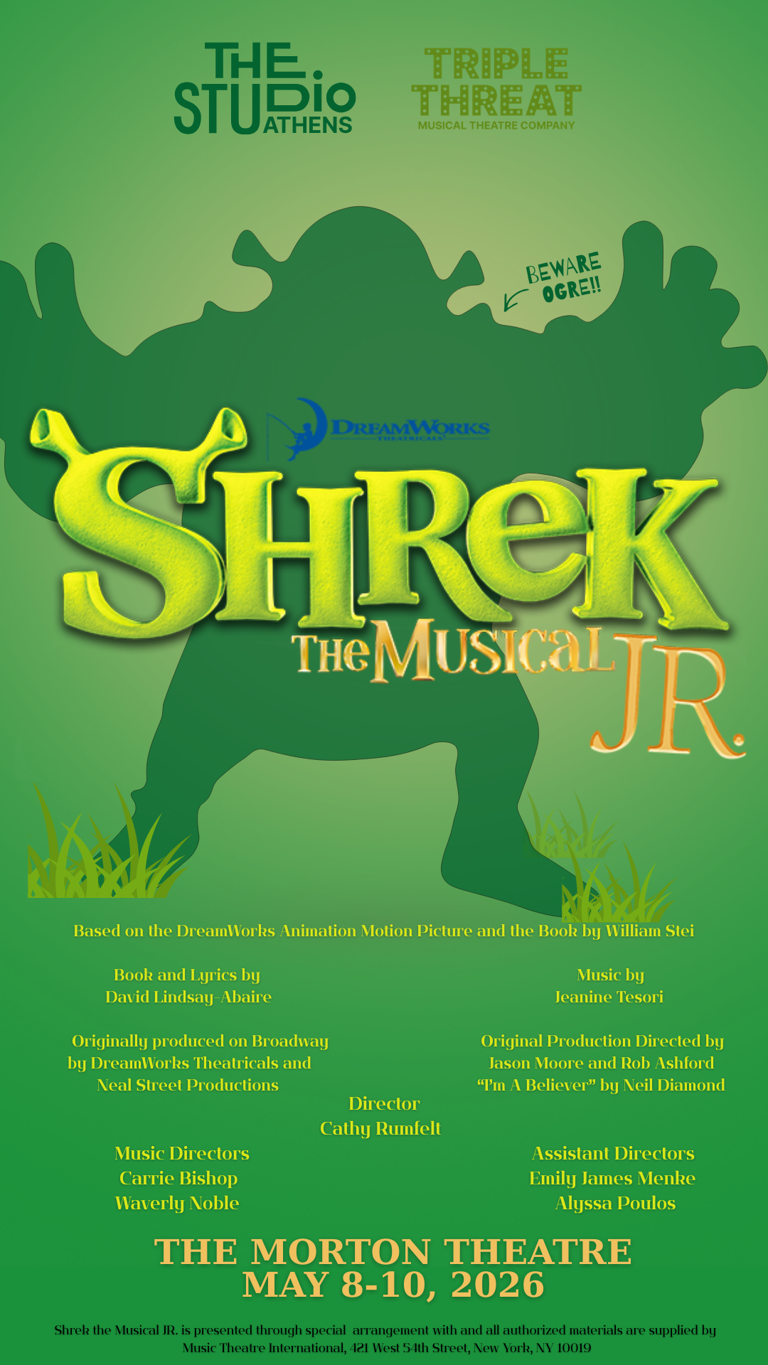 Shrek the Musical Jr. — Morton Theatre