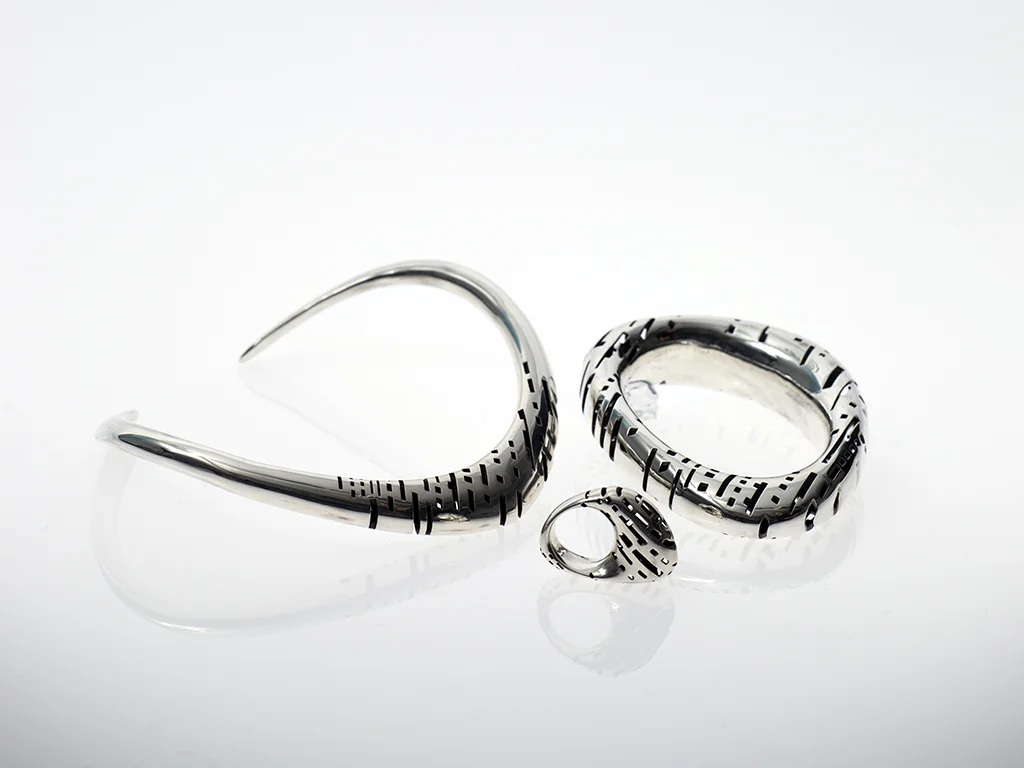 Transit collection in silver