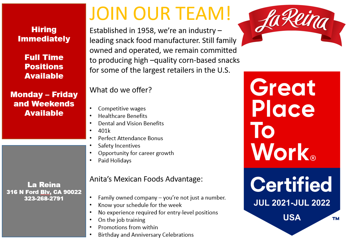 Careers — La Reina