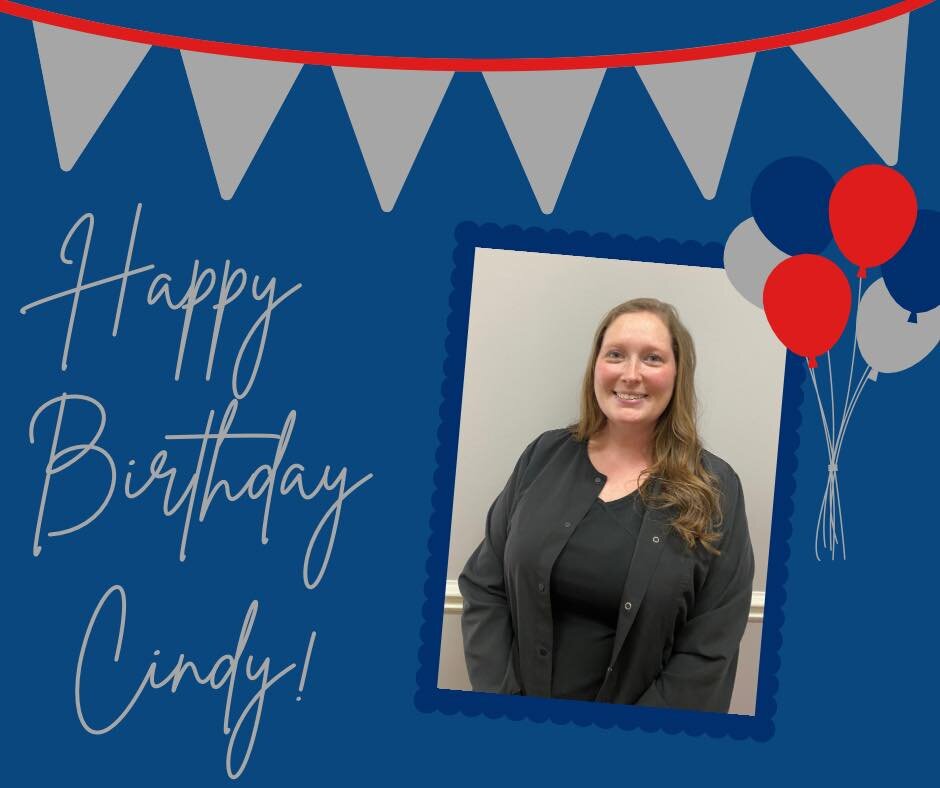 Happy Birthday Cindy!!! We hope you have the best day!!🎈