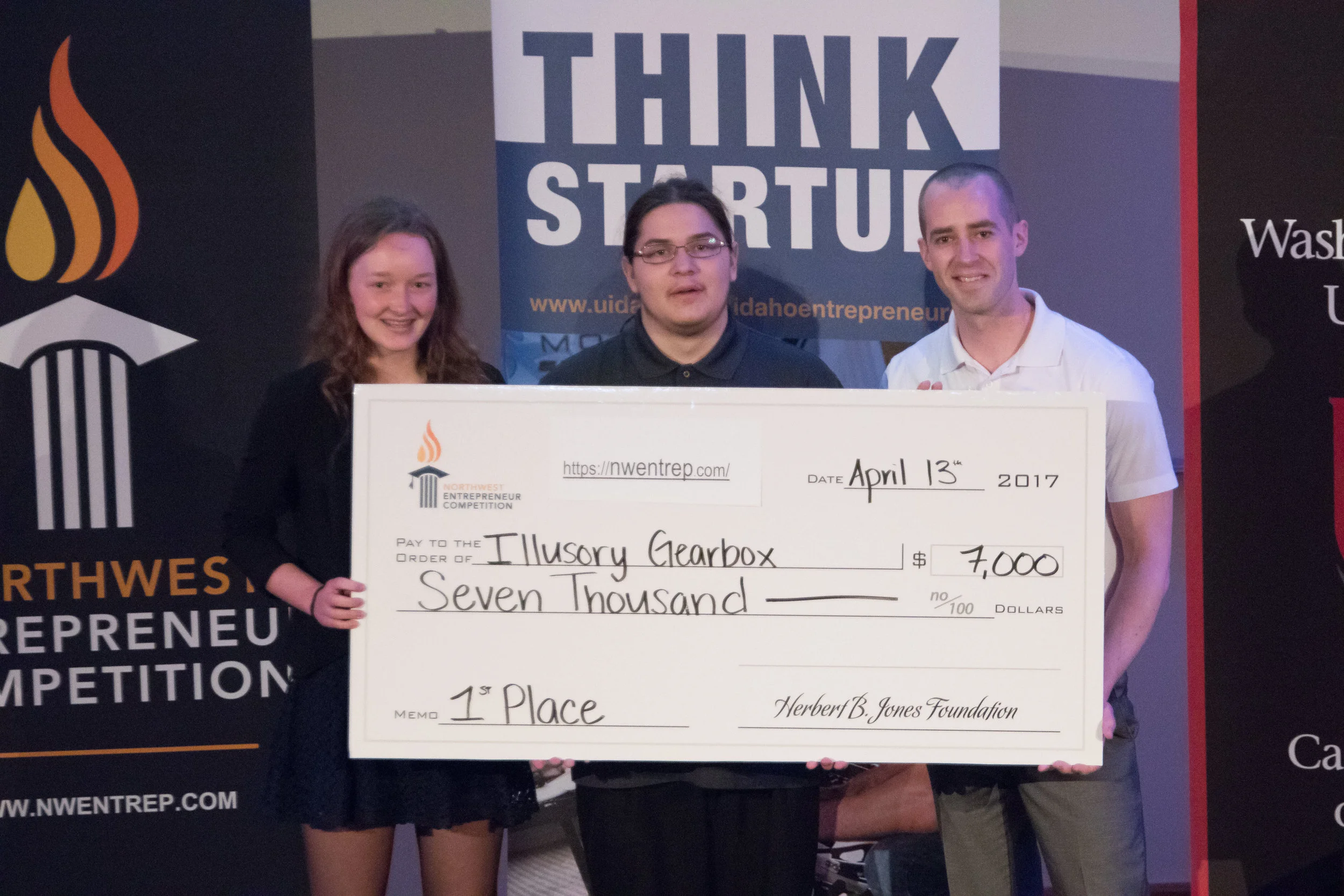First place winner, Illusory Gearbox, from Riverpoint Academy