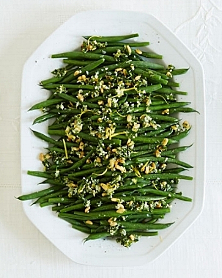 Green Beans Gremolata via Good Housekeeping by Ina Garten
