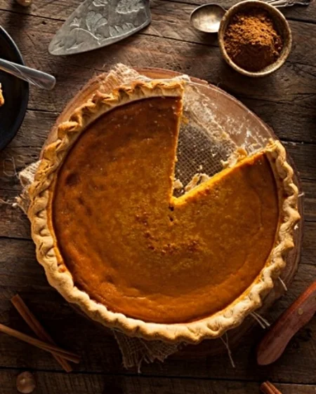 Spiced Pumpkin Pie via Epicurious