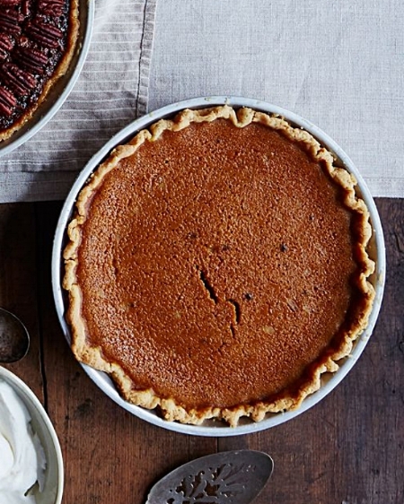 James Beard's Rich Pumpkin Pie via Food 52