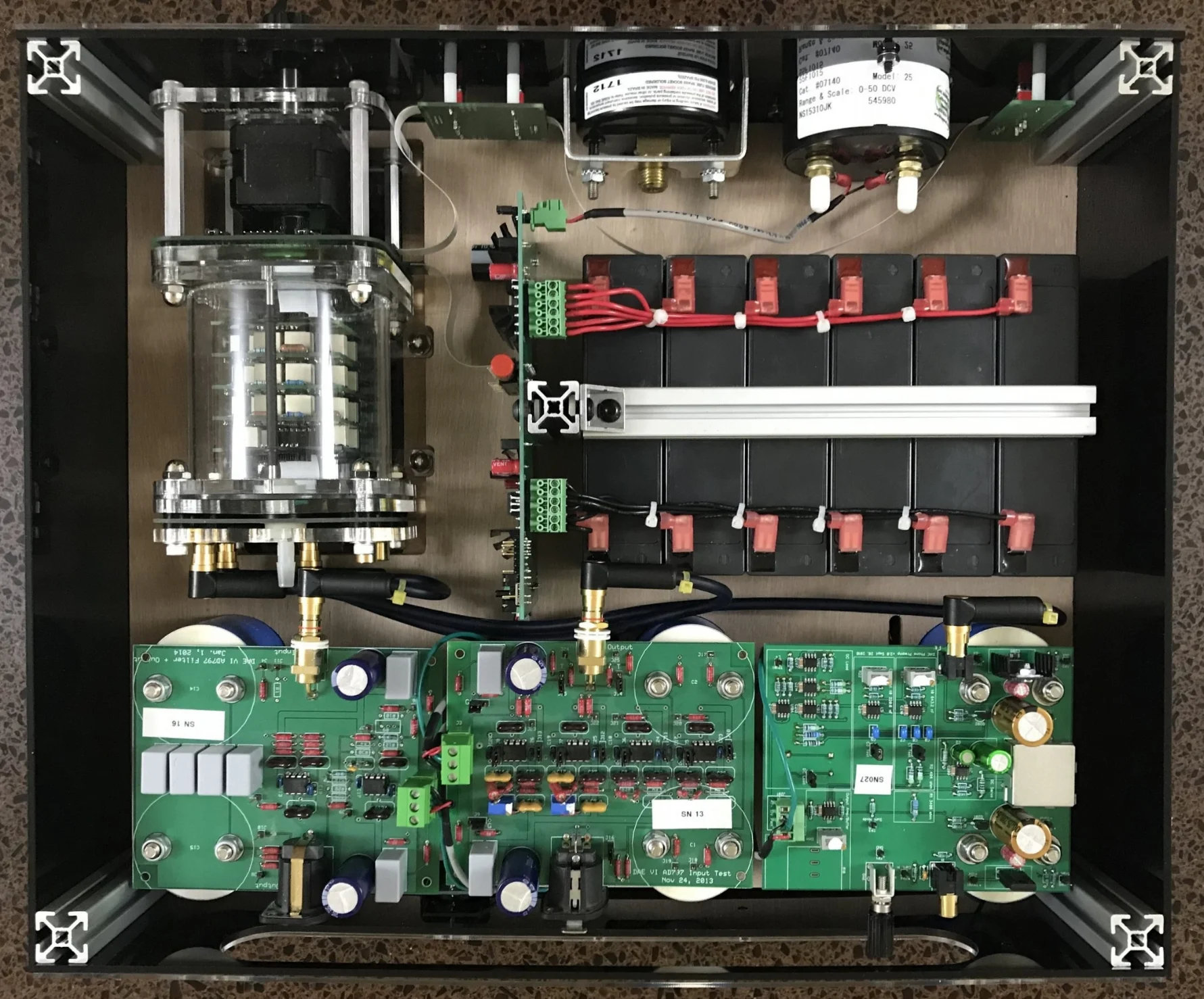 Top with cover removed