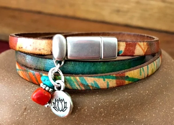 Triple strand Turquoise and Orange cover.jpg