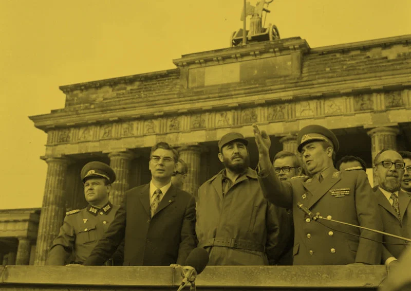 Castro in Berlin. (Photo: German Federal Archive )