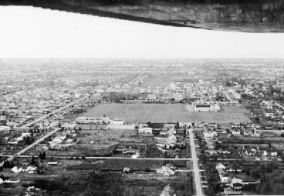 Aerial view of Minoru Park c. 1950s