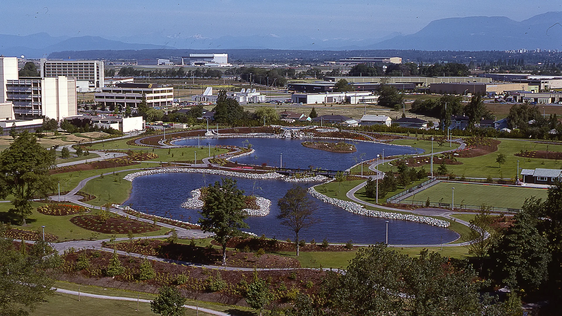  The early, completed landscape 