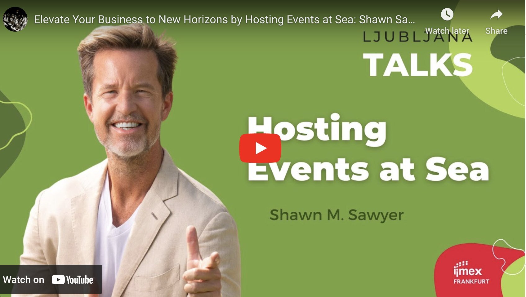 Redefining Extraordinary Experiences for Meetings, Incentives, Conferences &amp; Events. Dive deep with Events Design @ Sea Founder &amp; Creative Director, Shawn M. Sawyer. 🔗 in bio. 
.
.
.
.
.
.
#ljubljanatalks #podcast #interview #newideas #event