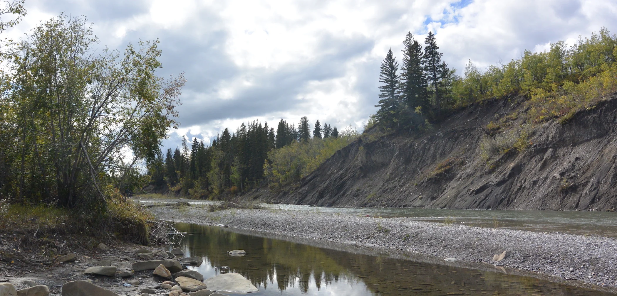 Elbow River at Kamp Kiwanis Calgary