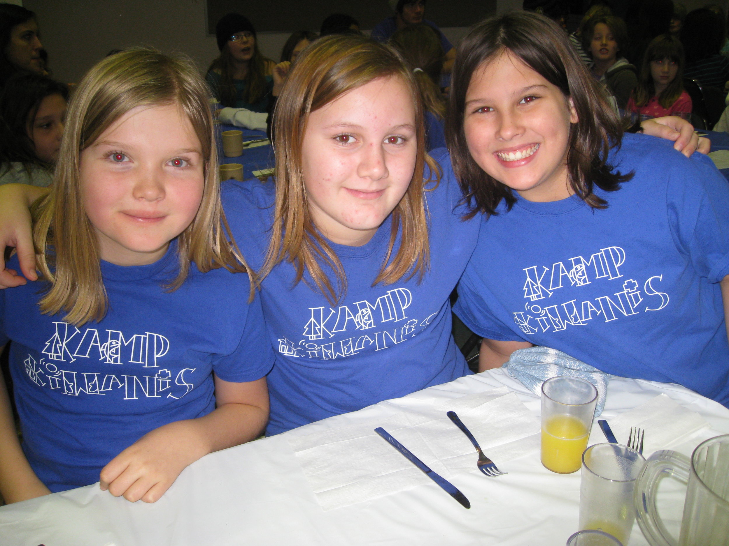 Happy Kampers with their Kamp T-shirts
