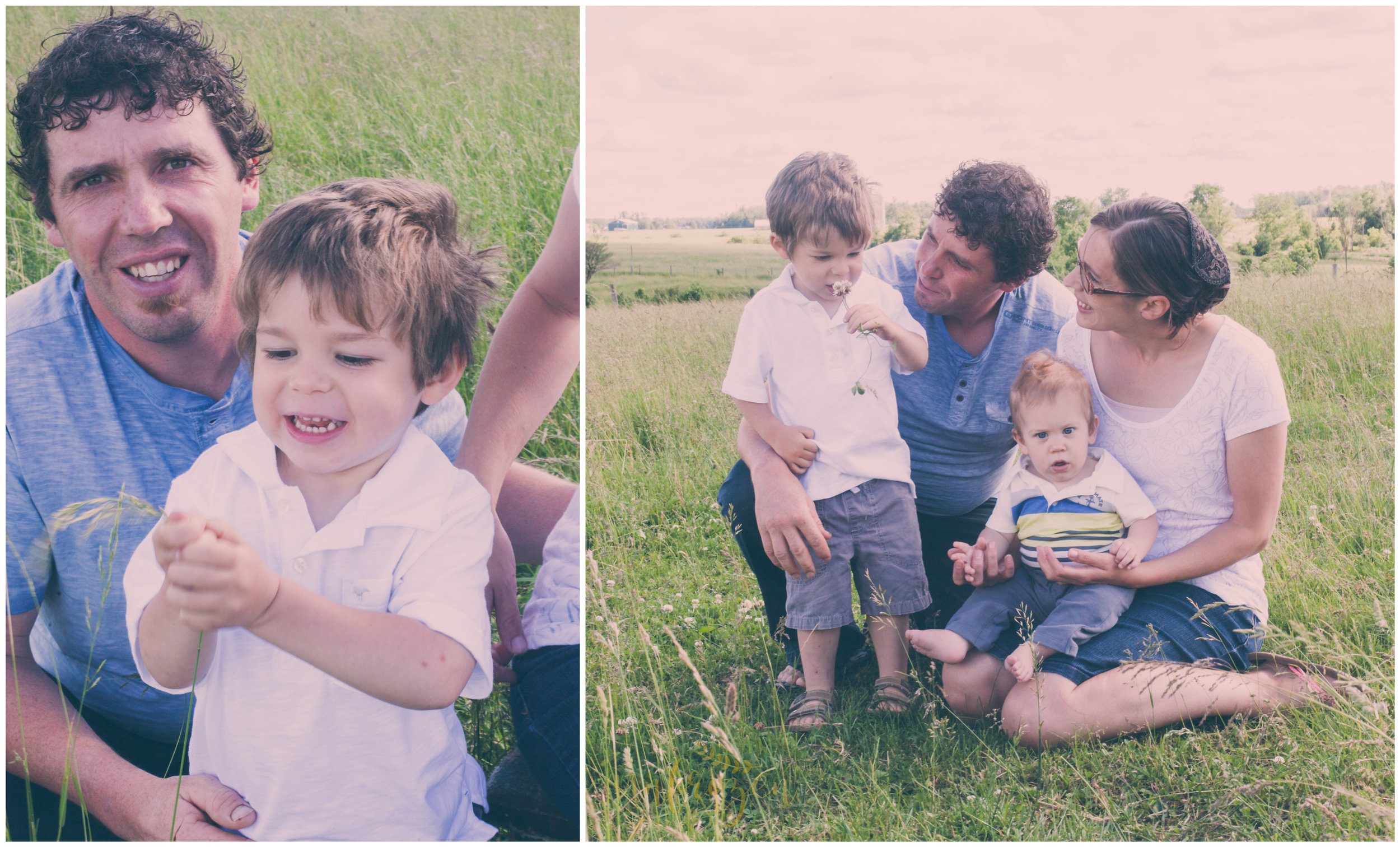 Family Photos in Field